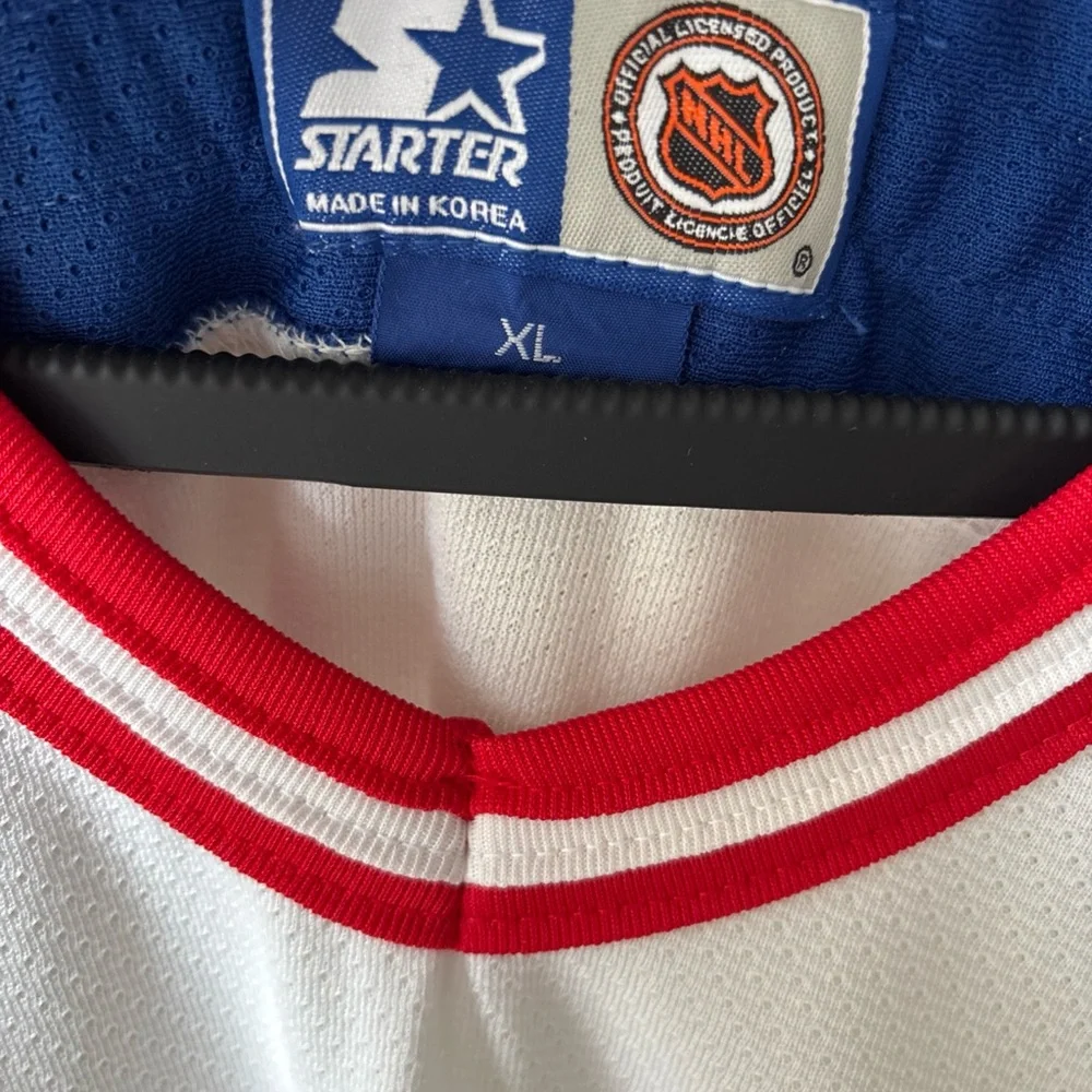 Men’s Starter New York Rangers Jersey XL White Eastern Conference - Picture 3 of 12